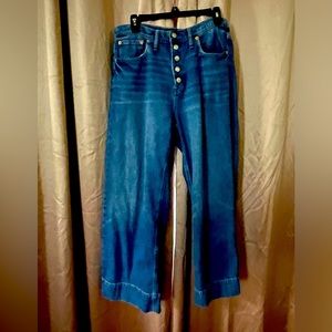 Gap denim High-Rise Wide Leg Jeans size 8/29